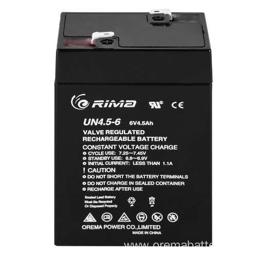 6V4.5ah Maintenance-free VRLA Battery for Emergency Light